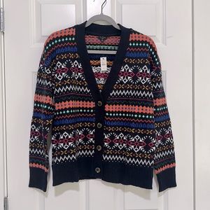 NWT Talbots colorful cardigan